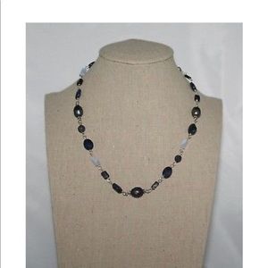 Silpada Sodalite and Pearl Necklace